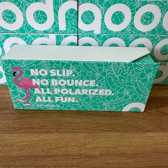 Goodr Pink Sunglasses with Purple Lenses - Picture 6 of 7